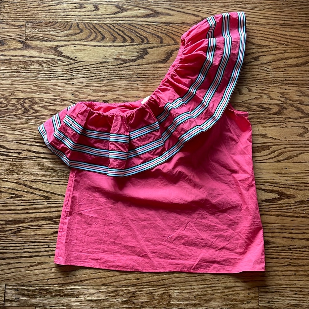 Parker off shoulder ruffle top- size small